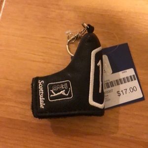 Golf club cover keychain